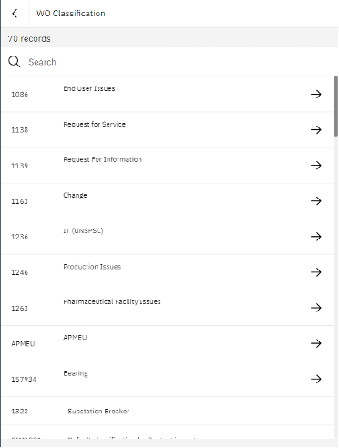 Unveiling Maximo Mobile Customisation: Classification Lookup